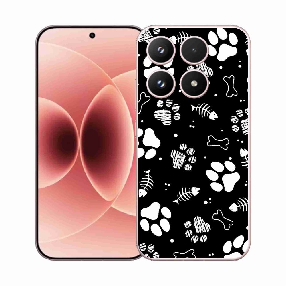 Gélový kryt mmCase na Xiaomi 17 - psie labky