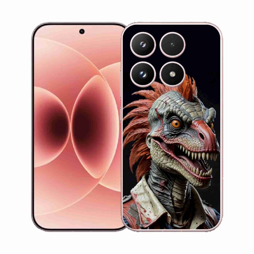 Gélový kryt mmCase na Xiaomi 17 - punk dinosaurus