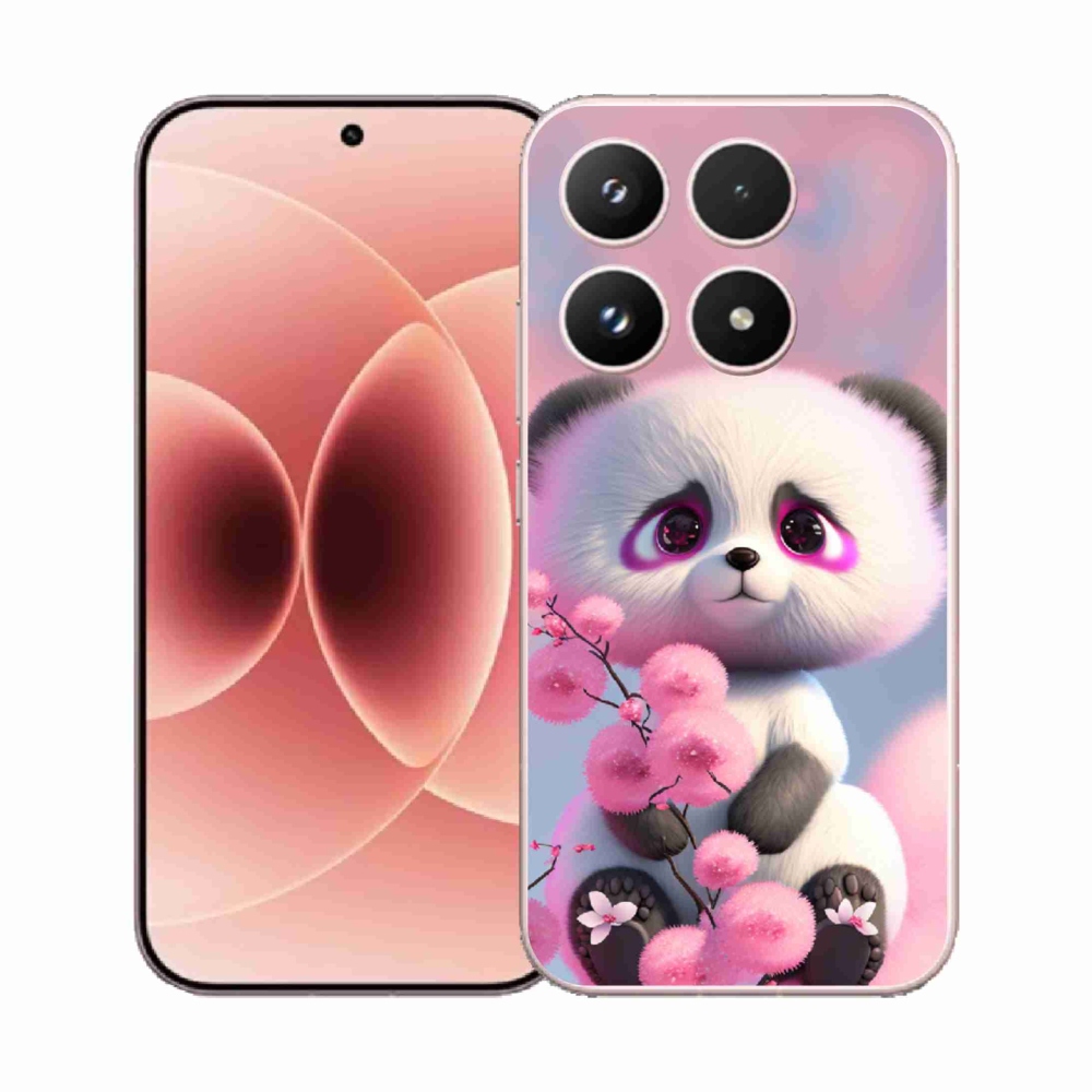 Gélový kryt mmCase na Xiaomi 17 - roztomilá panda 1