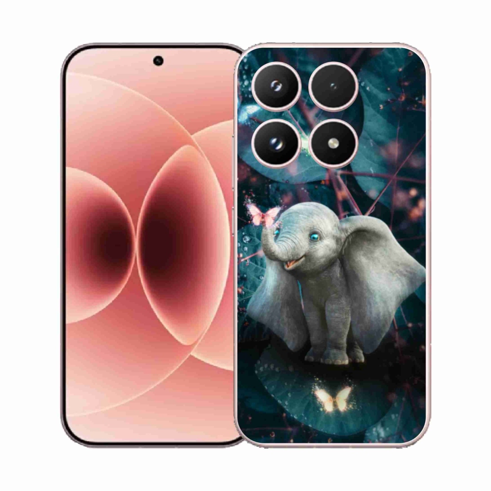 Gélový kryt mmCase na Xiaomi 17 - roztomilý slon