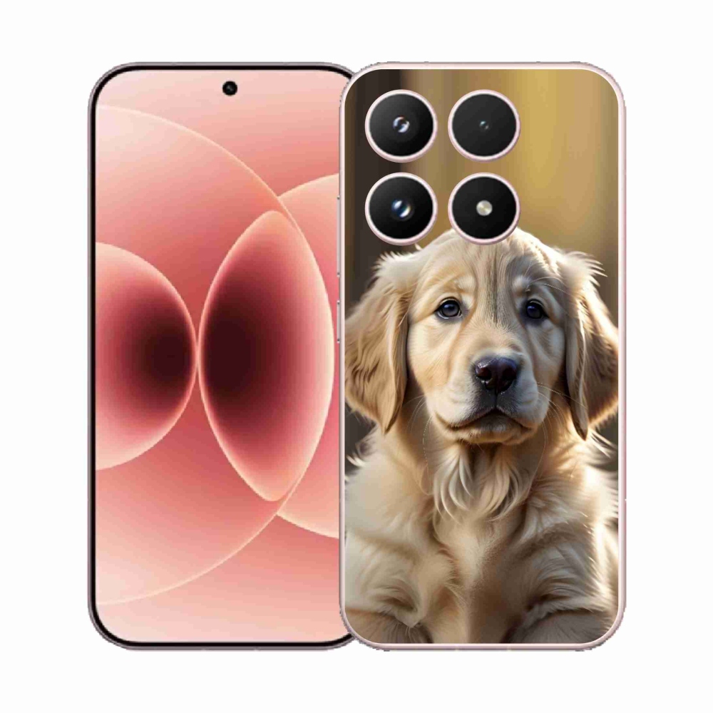 Gélový kryt mmCase na Xiaomi 17 - roztomilý zlatý retriever
