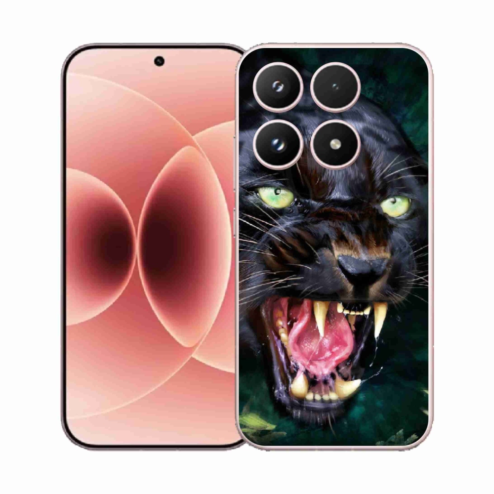 Gélový kryt mmCase na Xiaomi 17 - rozzúrený čierny panter