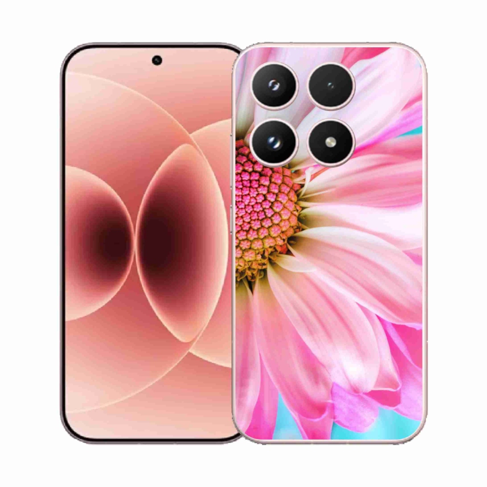 Gélový kryt mmCase na Xiaomi 17 - ružový kvet