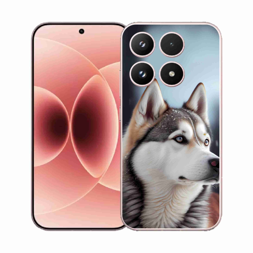 Gélový kryt mmCase na Xiaomi 17 - sibírsky husky