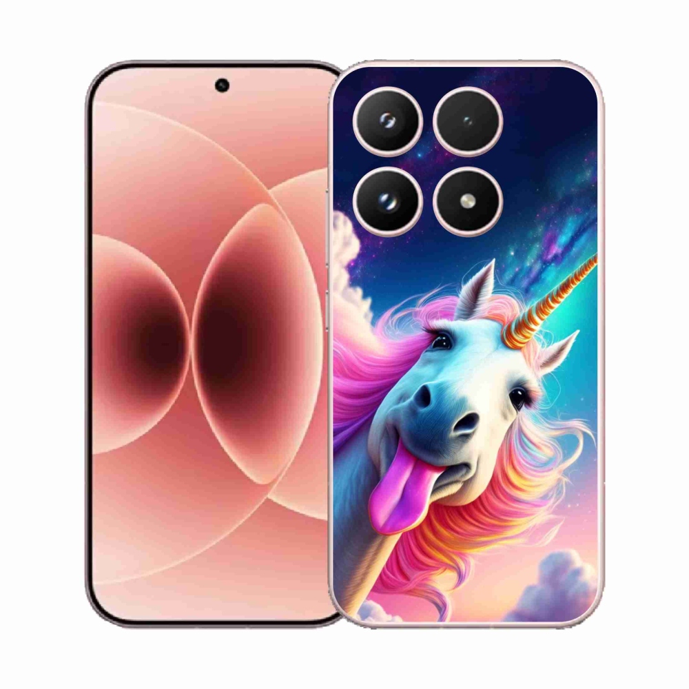 Gélový kryt mmCase na Xiaomi 17 - šialený jednorožec