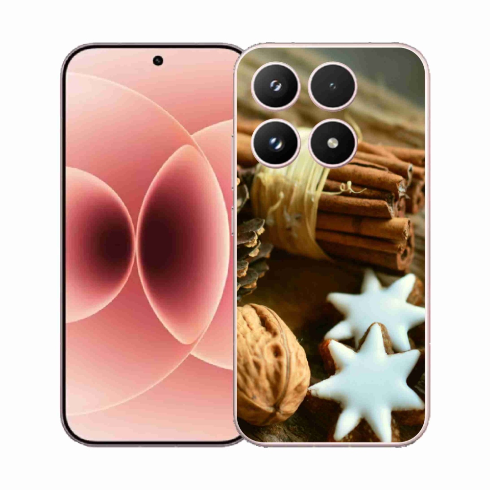 Gélový kryt mmCase na Xiaomi 17 - škorica a perníčky