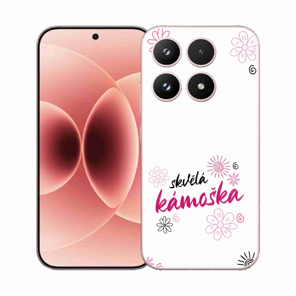 Gélový kryt mmCase na Xiaomi 17 - skvelá kamoška biele pozadie