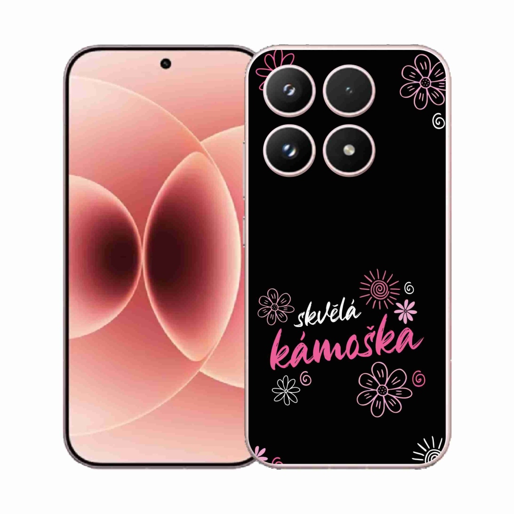 Gélový kryt mmCase na Xiaomi 17 - skvelá kamoška čierne pozadie