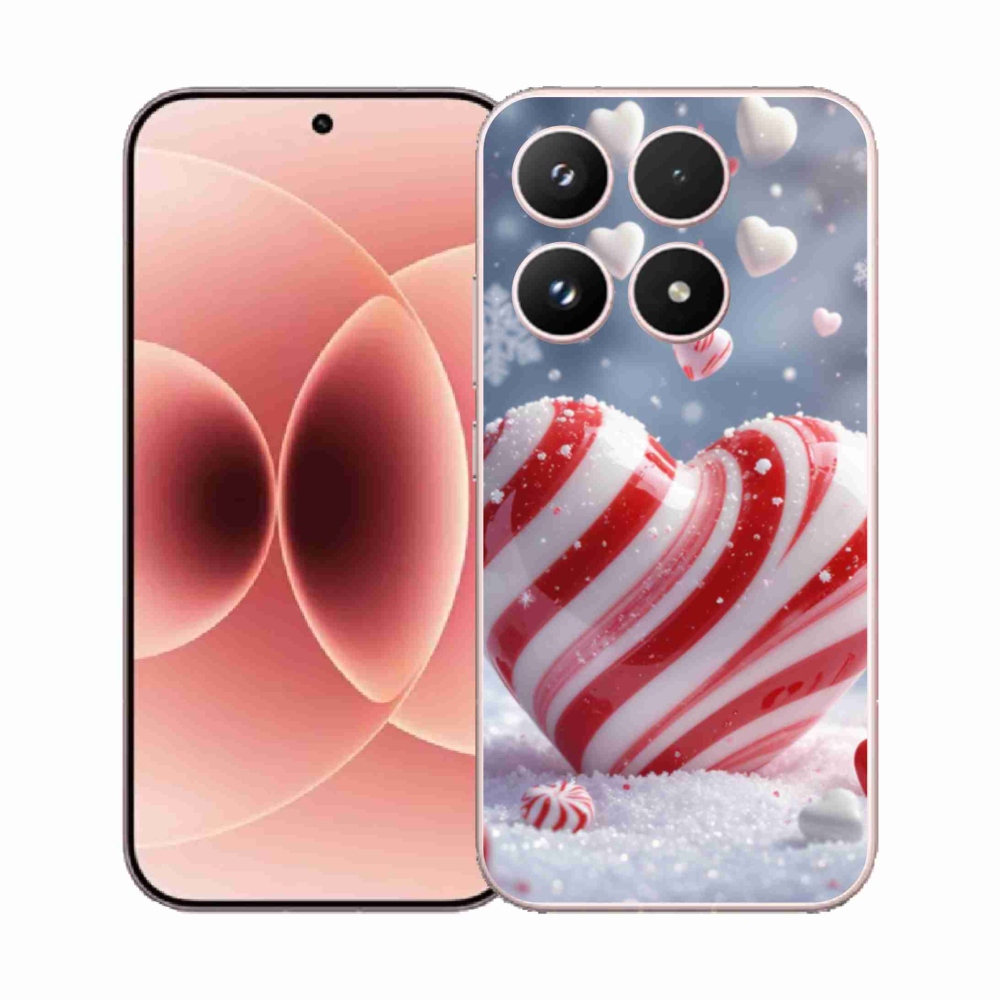 Gélový kryt mmCase na Xiaomi 17 - sladké srdce