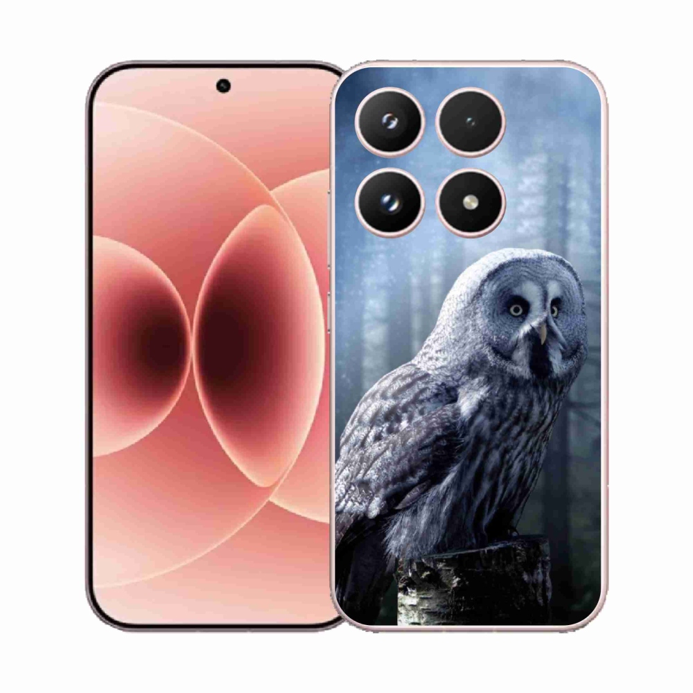 Gélový kryt mmCase na Xiaomi 17 - sova