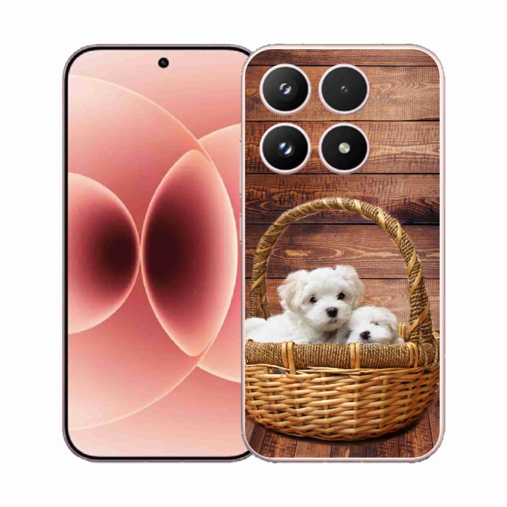 Gélový kryt mmCase na Xiaomi 17 - šteniatka