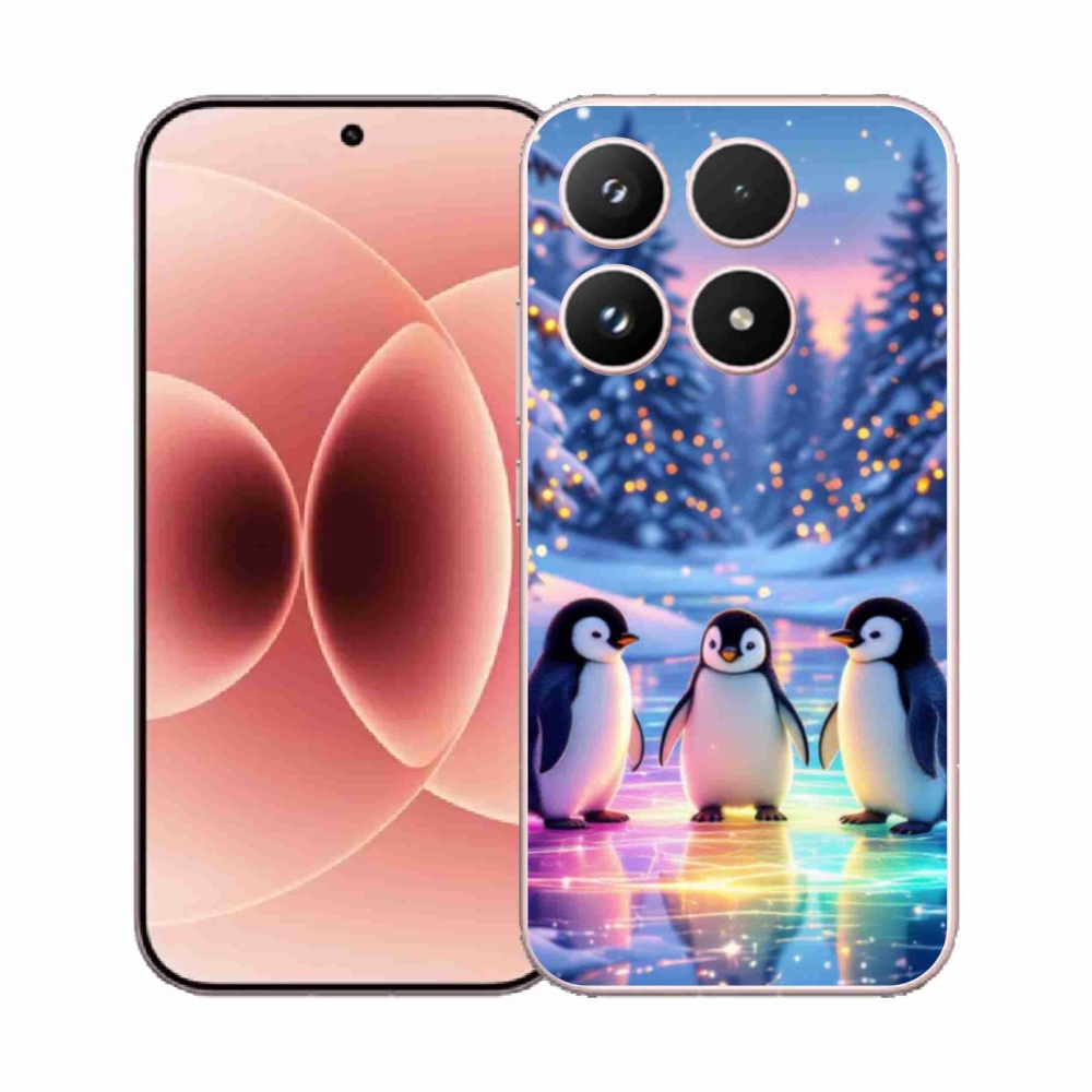 Gélový kryt mmCase na Xiaomi 17 - tučniaky