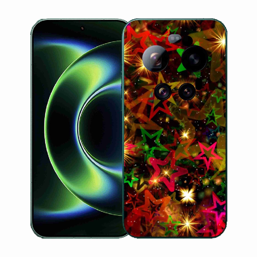 Gélový kryt mmCase na Xiaomi 17 Ultra - farebné hviezdičky