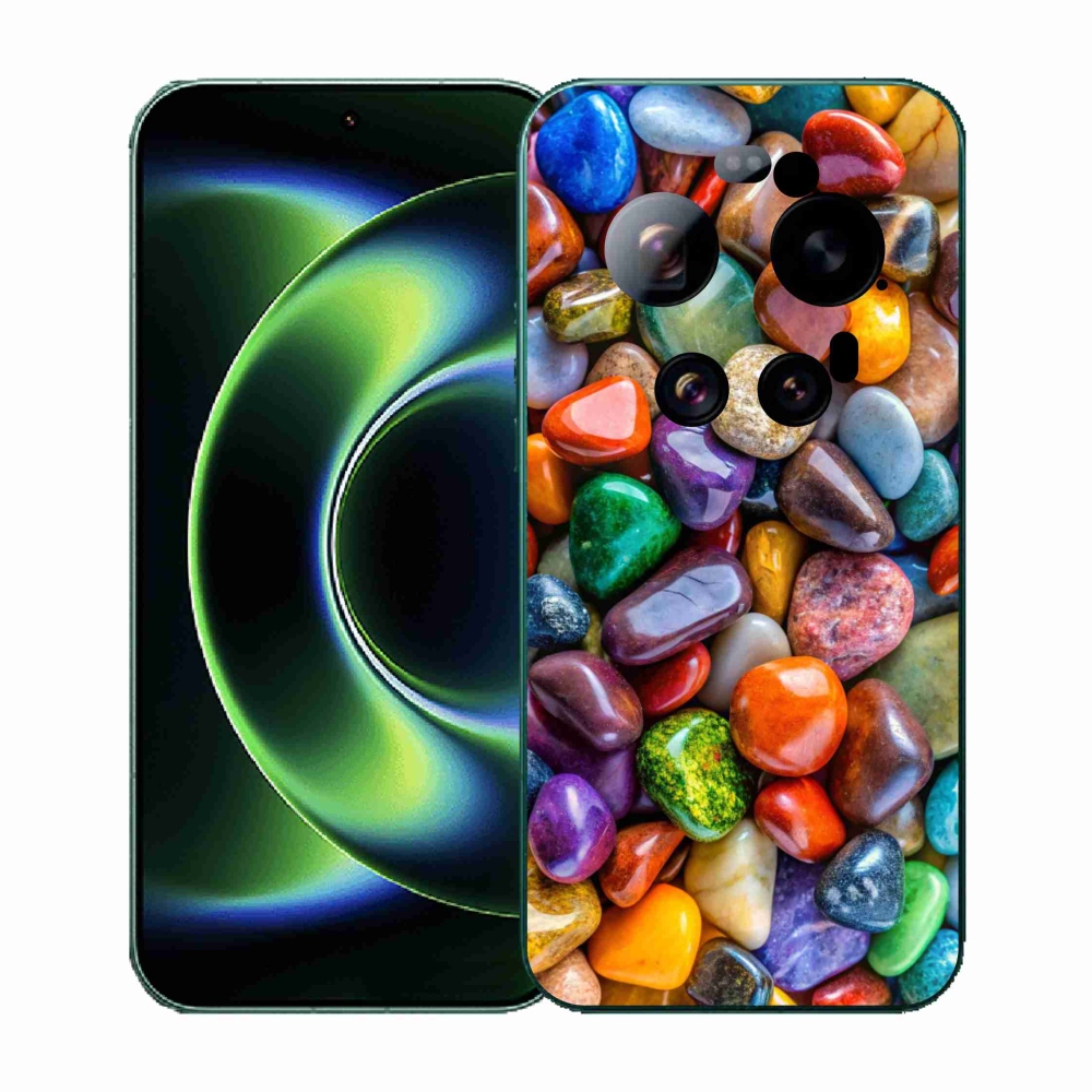 Gélový kryt mmCase na Xiaomi 17 Ultra - farebné kamienky