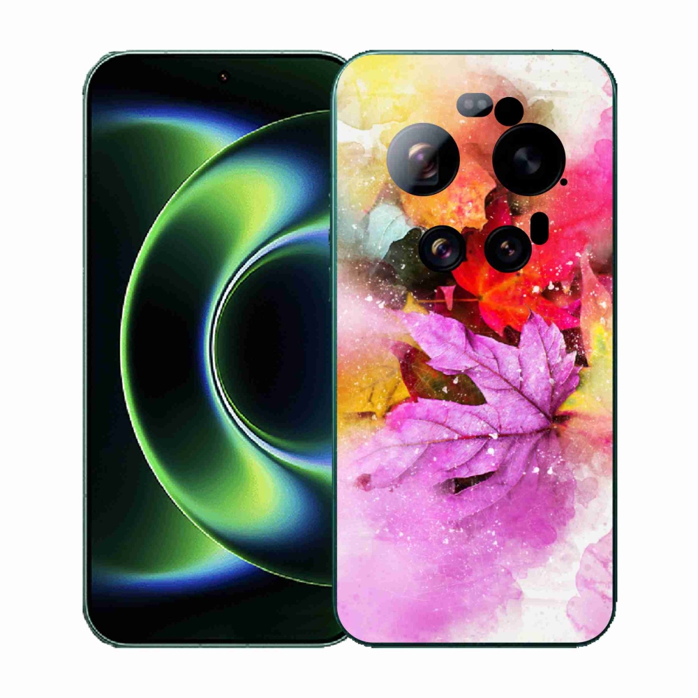 Gélový kryt mmCase na Xiaomi 17 Ultra - farebné listy