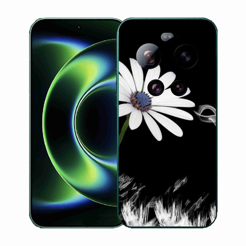 Gélový kryt mmCase na Xiaomi 17 Ultra - biely kvet