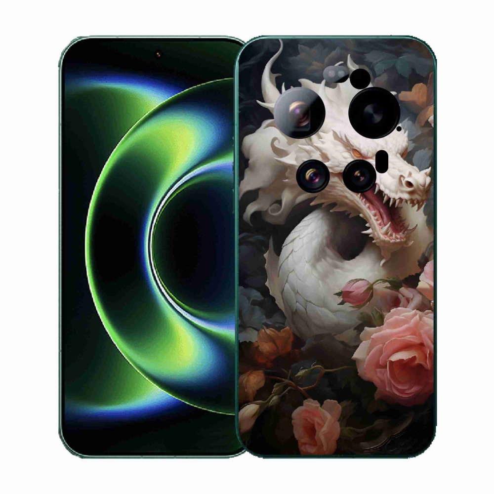 Gélový kryt mmCase na Xiaomi 17 Ultra - biely drak