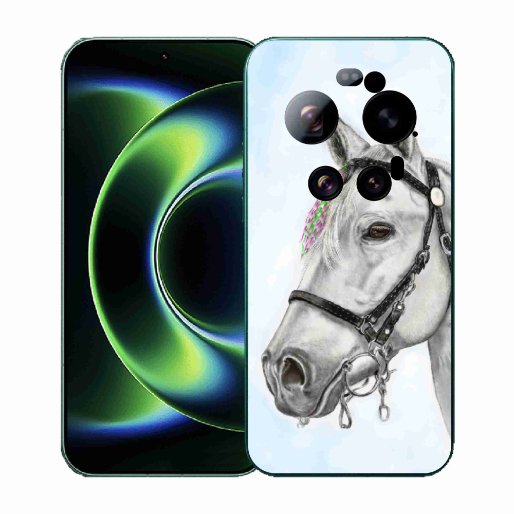 Gélový kryt mmCase na Xiaomi 17 Ultra - biely kôň 1