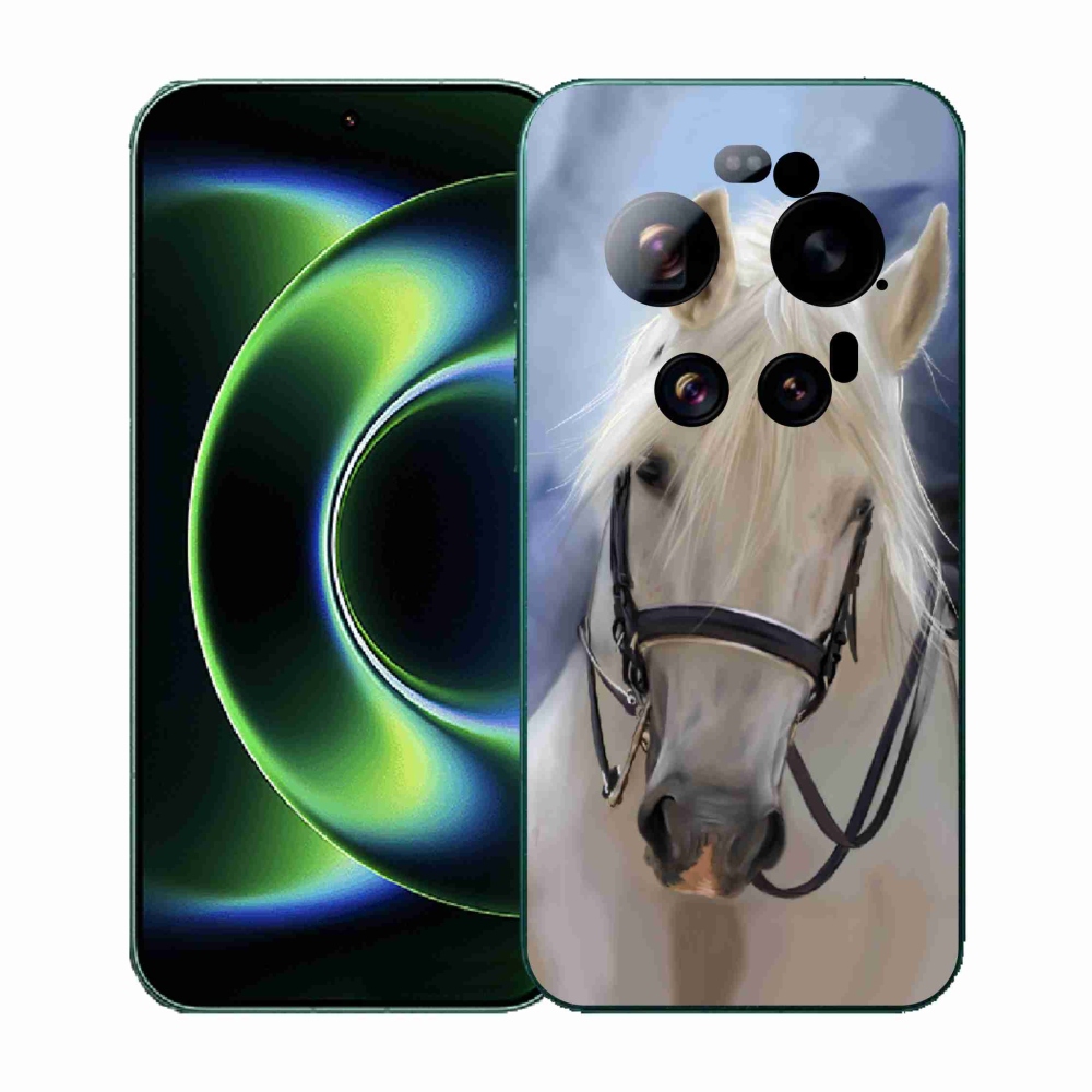 Gélový kryt mmCase na Xiaomi 17 Ultra - biely kôň