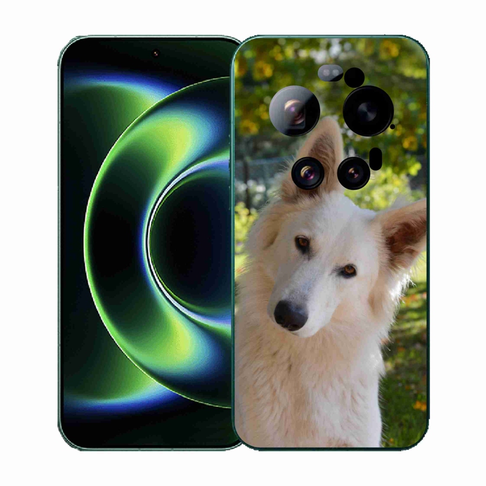 Gélový kryt mmCase na Xiaomi 17 Ultra - biely švajčiarsky ovčiak 1