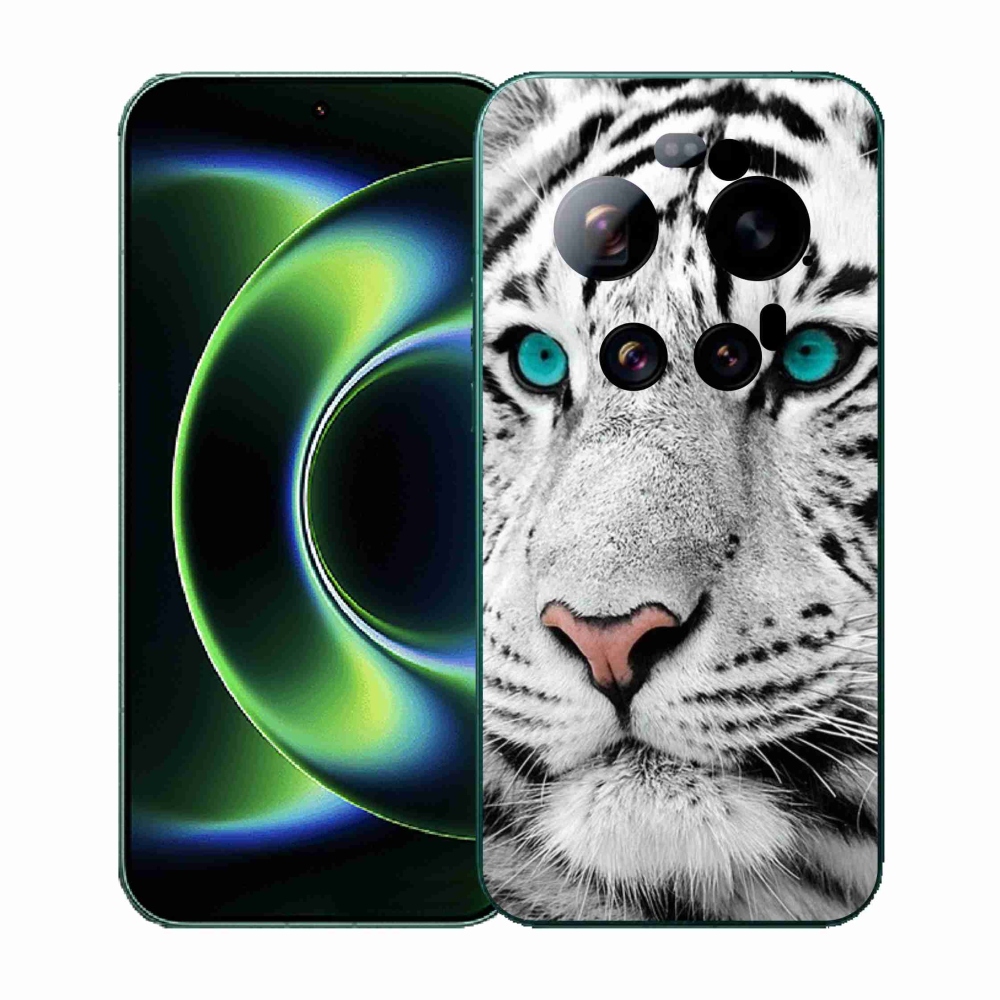 Gélový kryt mmCase na Xiaomi 17 Ultra - biely tiger
