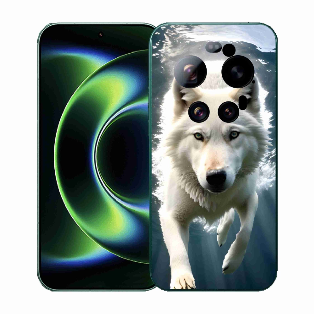 Gélový kryt mmCase na Xiaomi 17 Ultra - biely vlk
