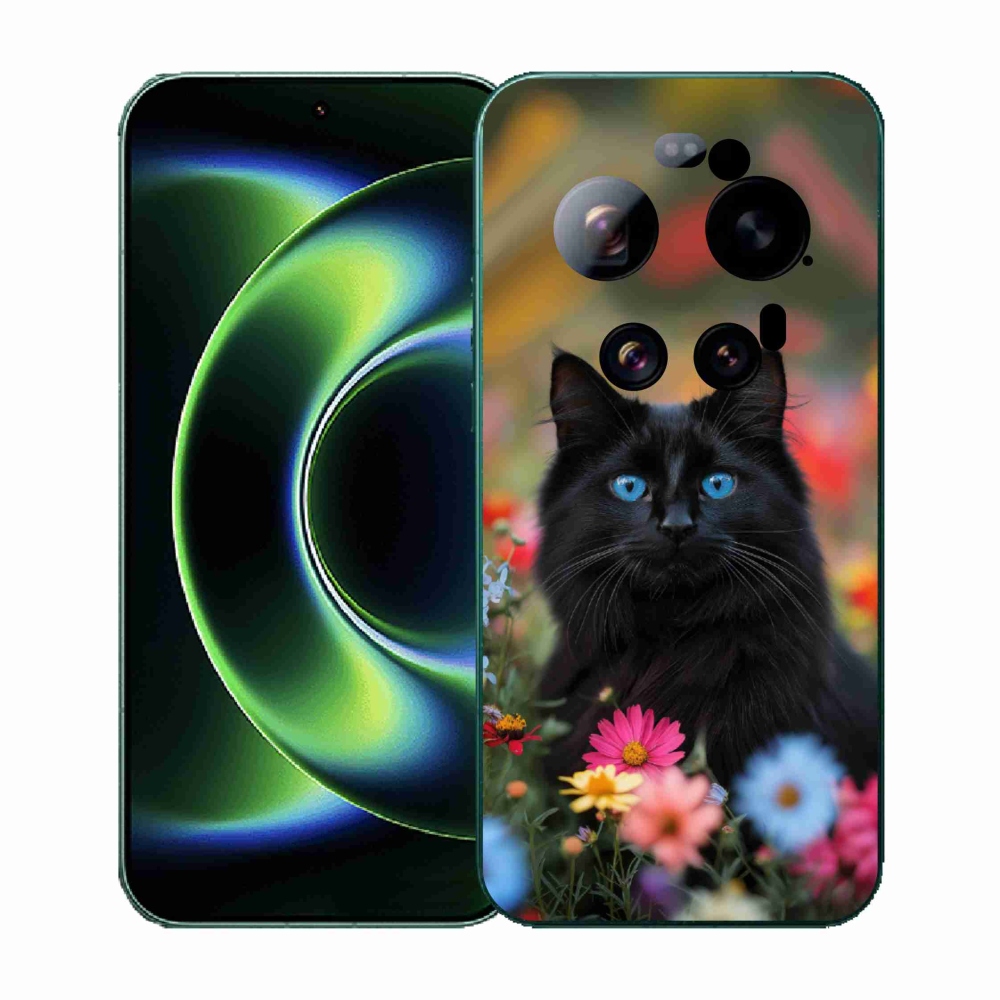 Gélový kryt mmCase na Xiaomi 17 Ultra - čierne mačiatko 4