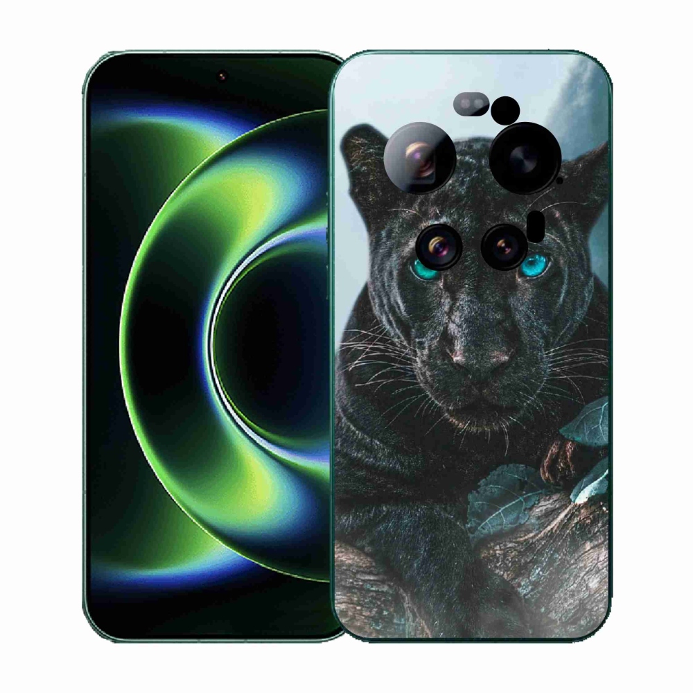 Gélový kryt mmCase na Xiaomi 17 Ultra - čierny panter