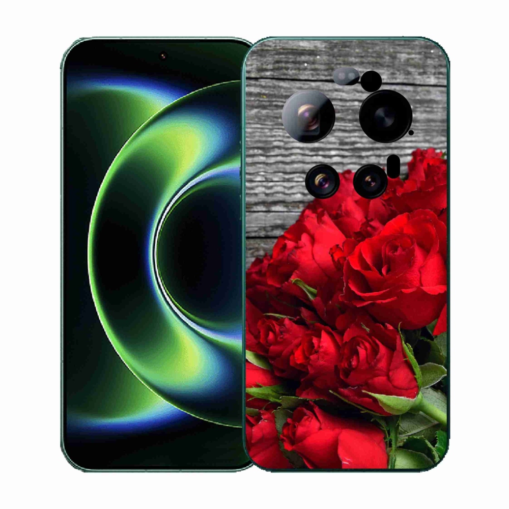 Gélový kryt mmCase na Xiaomi 17 Ultra - červené ruže