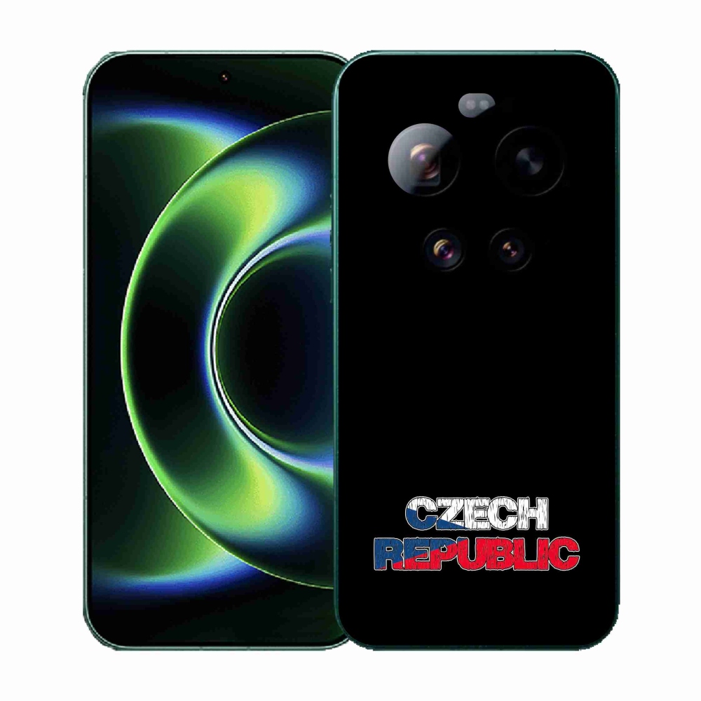 Gélový kryt mmCase na Xiaomi 17 Ultra - Slovak Republic čierne pozadie