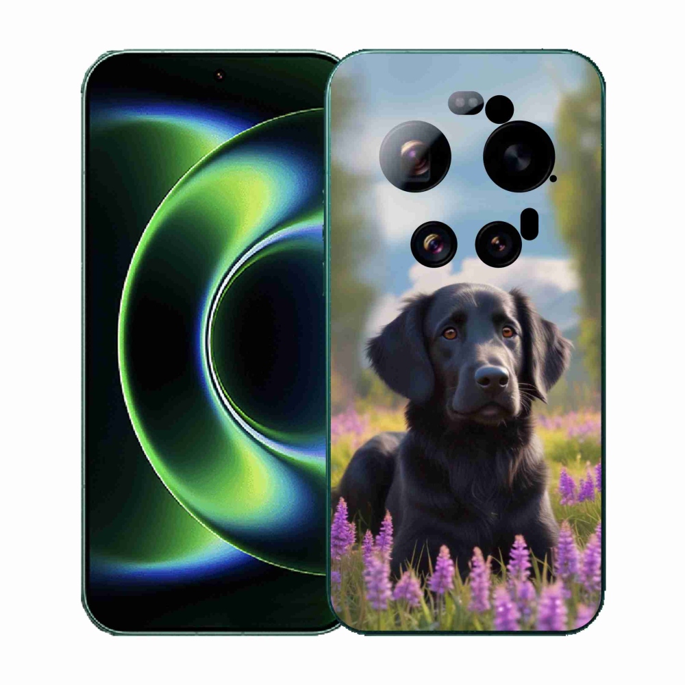 Gélový kryt mmCase na Xiaomi 17 Ultra - elegantný čierny retriever