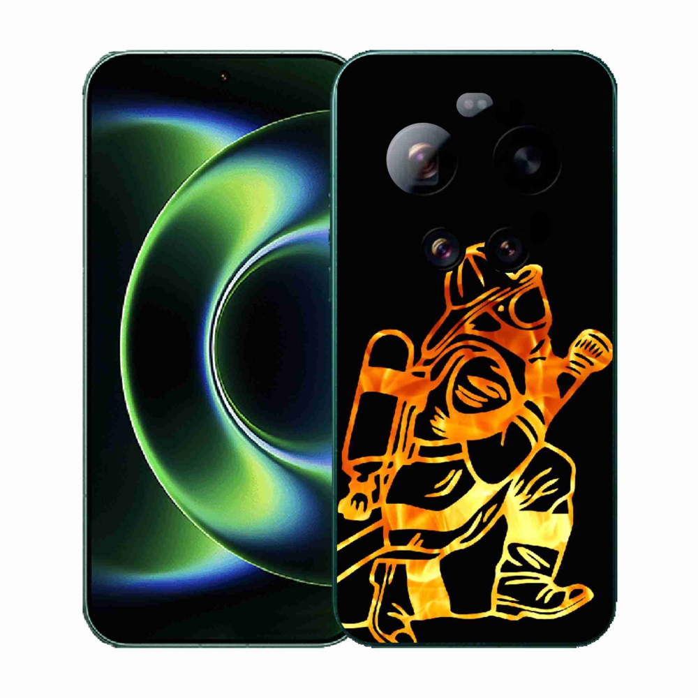 Gélový kryt mmCase na Xiaomi 17 Ultra - hasič 1