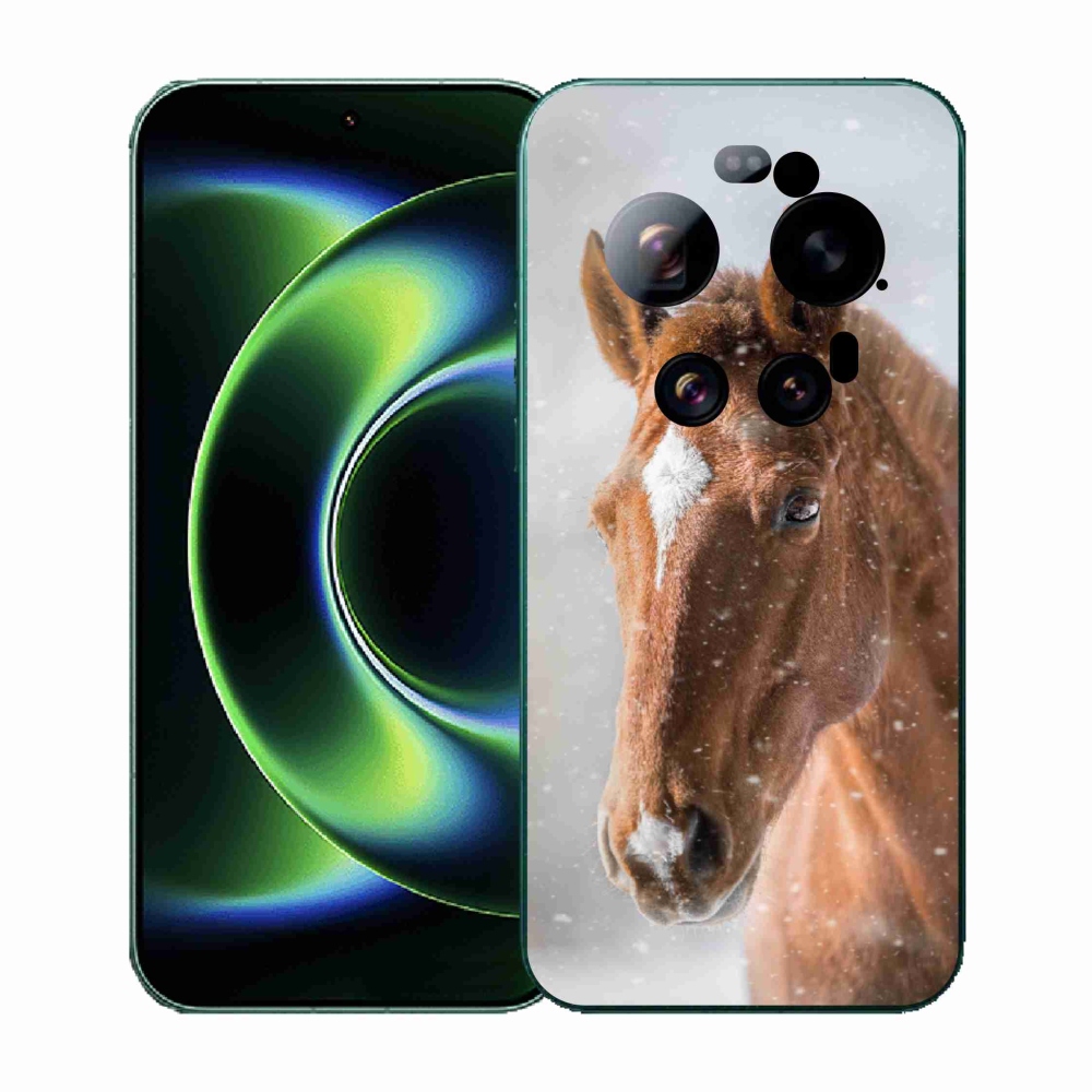 Gélový kryt mmCase na Xiaomi 17 Ultra - hnedý kôň 2