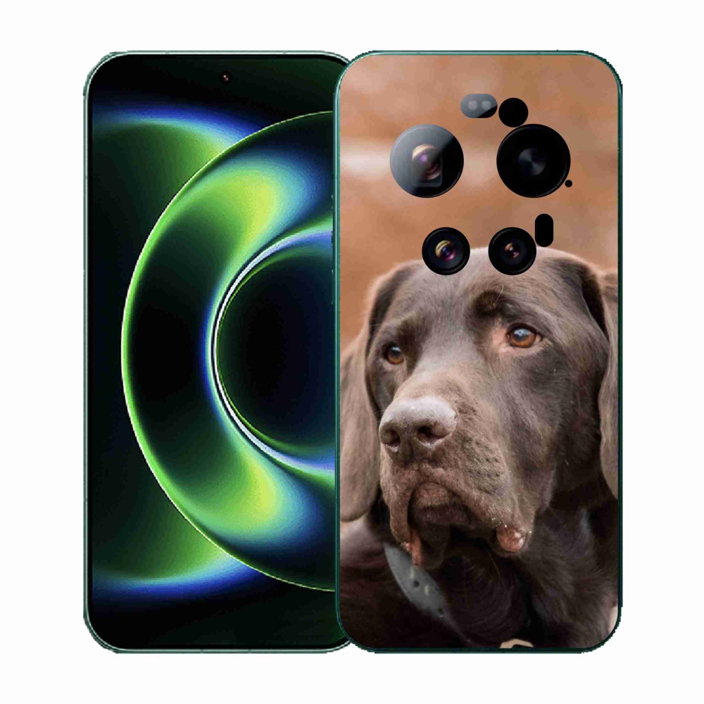 Gélový kryt mmCase na Xiaomi 17 Ultra - hnedý labrador
