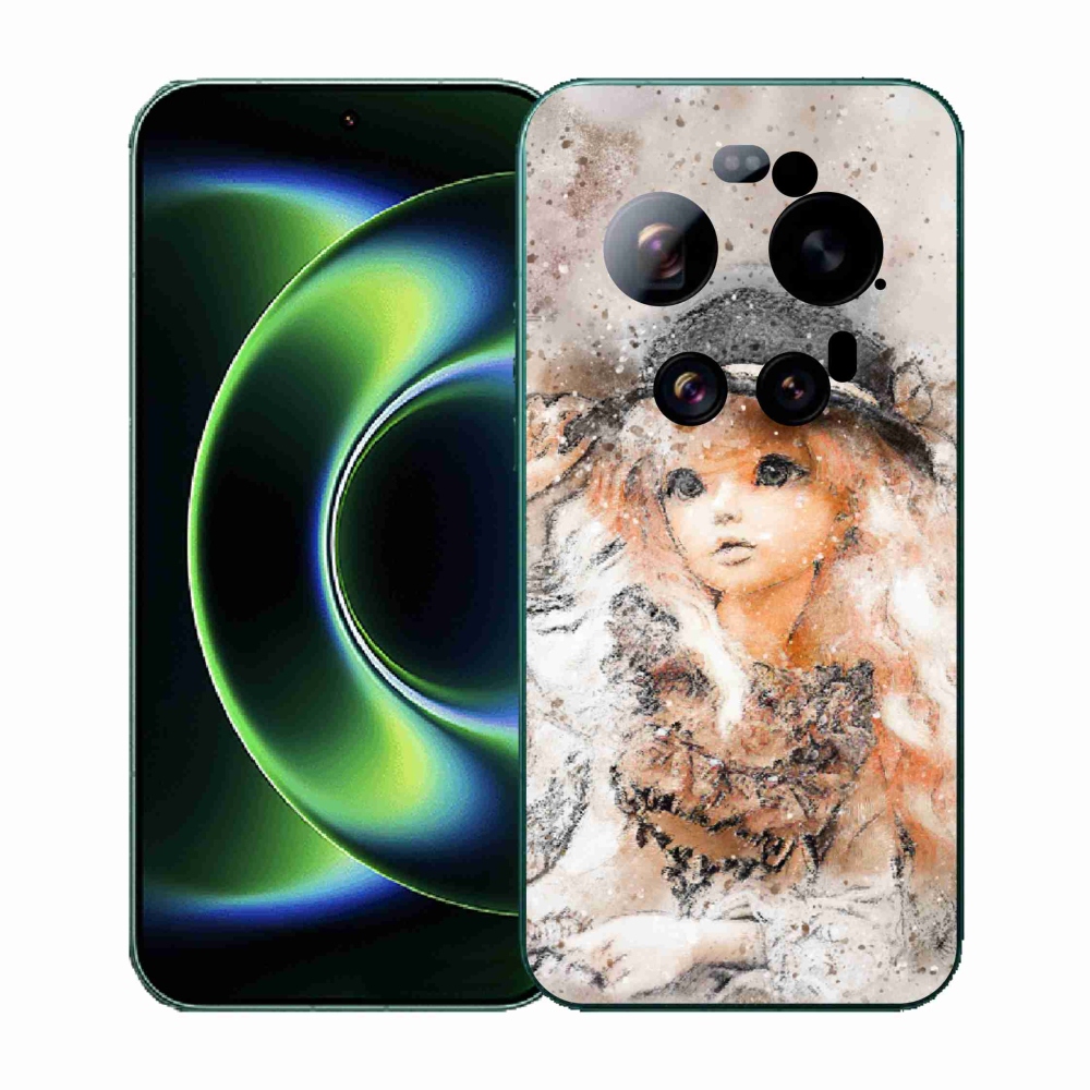 Gélový kryt mmCase na Xiaomi 17 Ultra - dievčatko s klobúkom