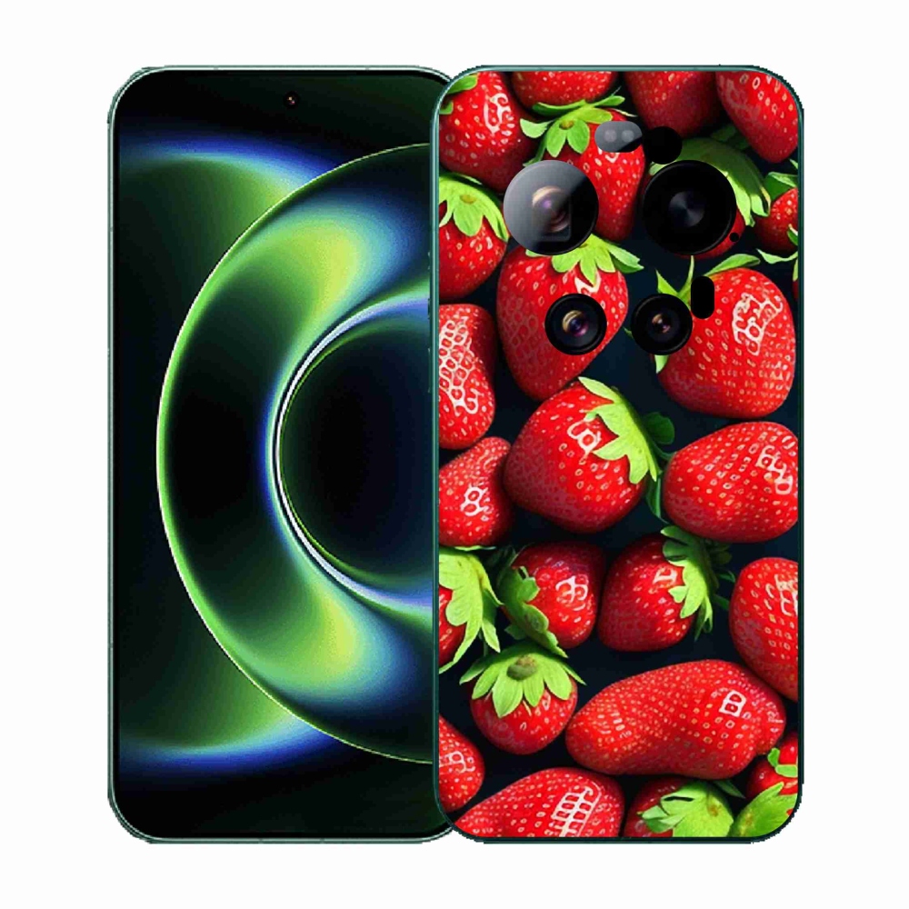 Gélový kryt mmCase na Xiaomi 17 Ultra - jahody