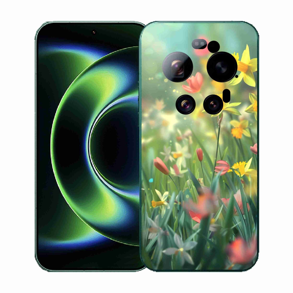 Gélový kryt mmCase na Xiaomi 17 Ultra - jarné kvety