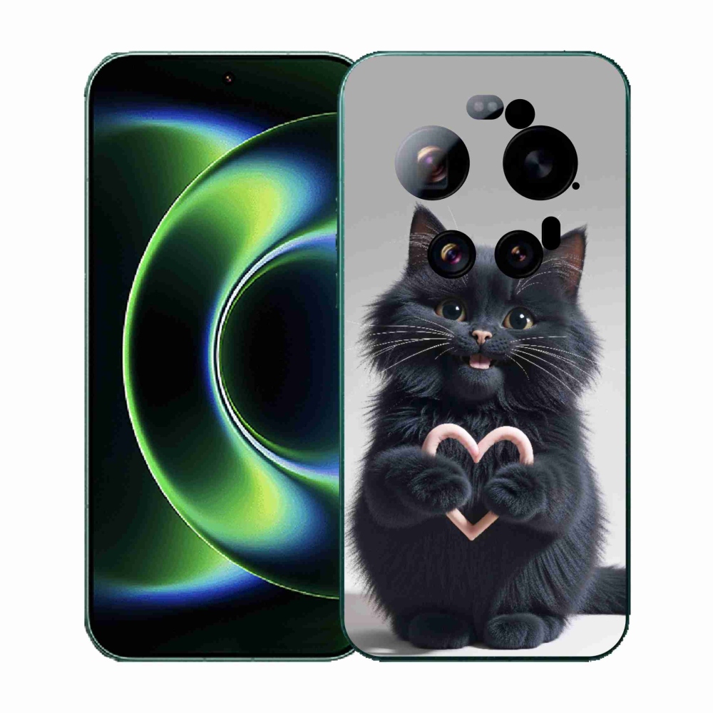 Gélový kryt mmCase na Xiaomi 17 Ultra - mačacia láska 3