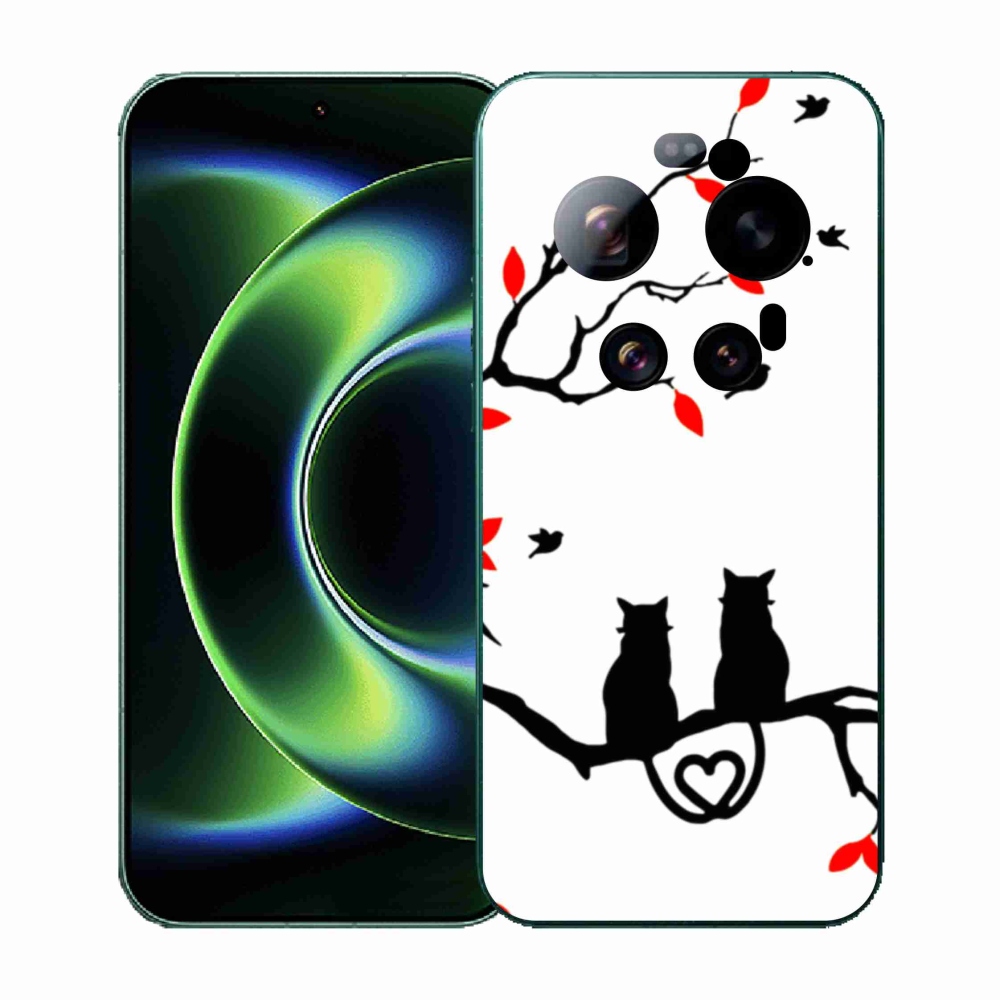 Gélový kryt mmCase na Xiaomi 17 Ultra - mačacia láska