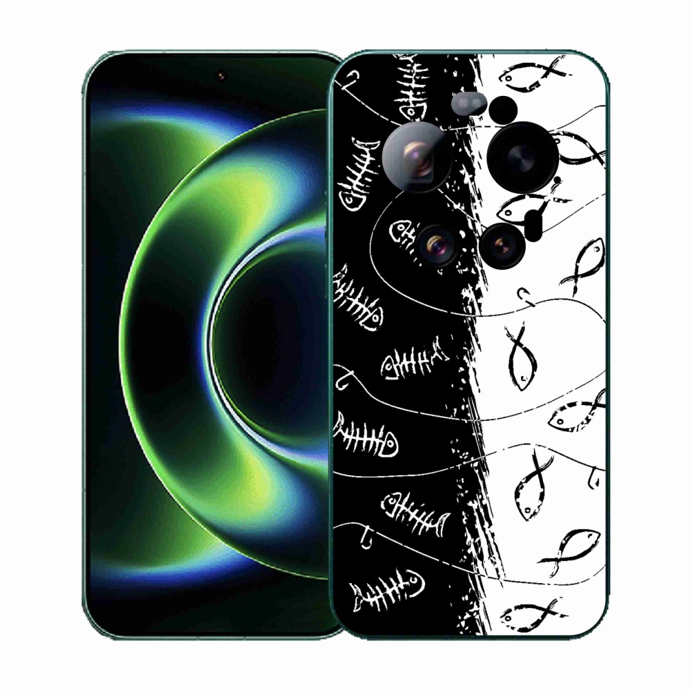 Gélový kryt mmCase na Xiaomi 17 Ultra - kostry a rybky