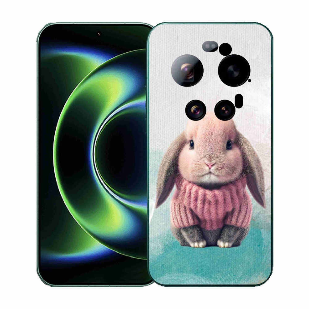 Gélový kryt mmCase na Xiaomi 17 Ultra - zajačik vo svetri