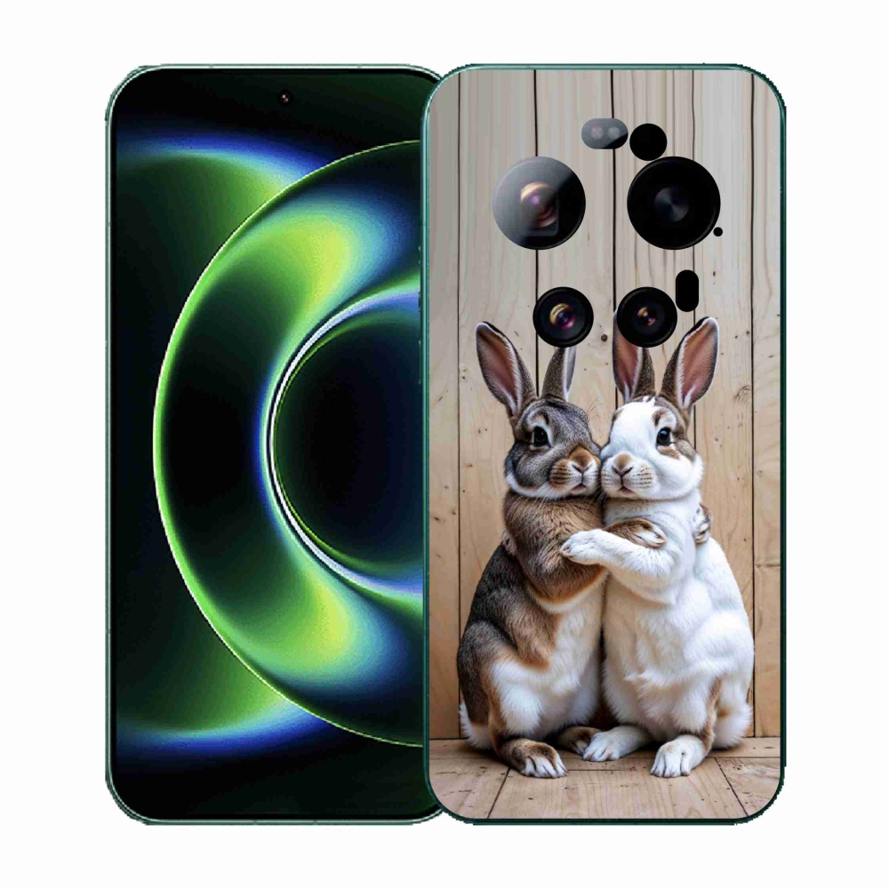 Gélový kryt mmCase na Xiaomi 17 Ultra - králičie pár