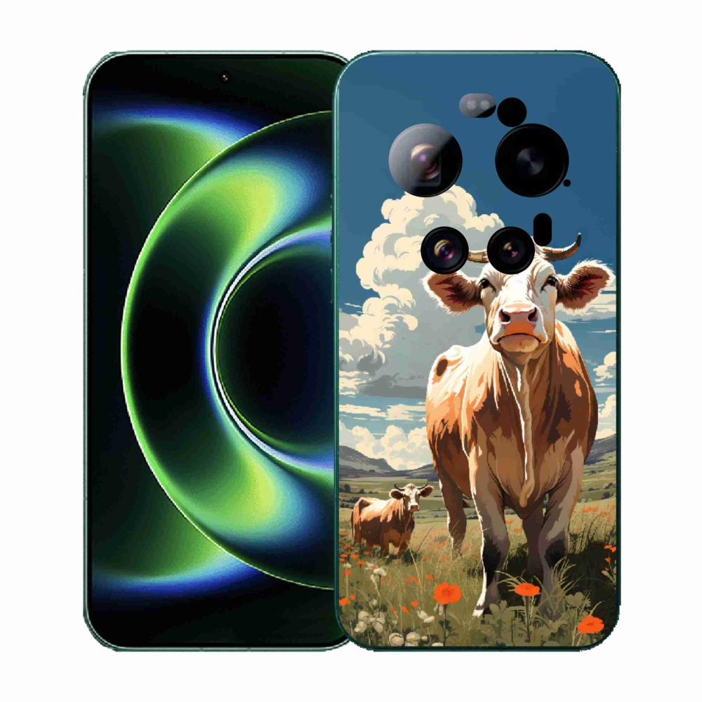 Gélový kryt mmCase na Xiaomi 17 Ultra - kravy na lúke