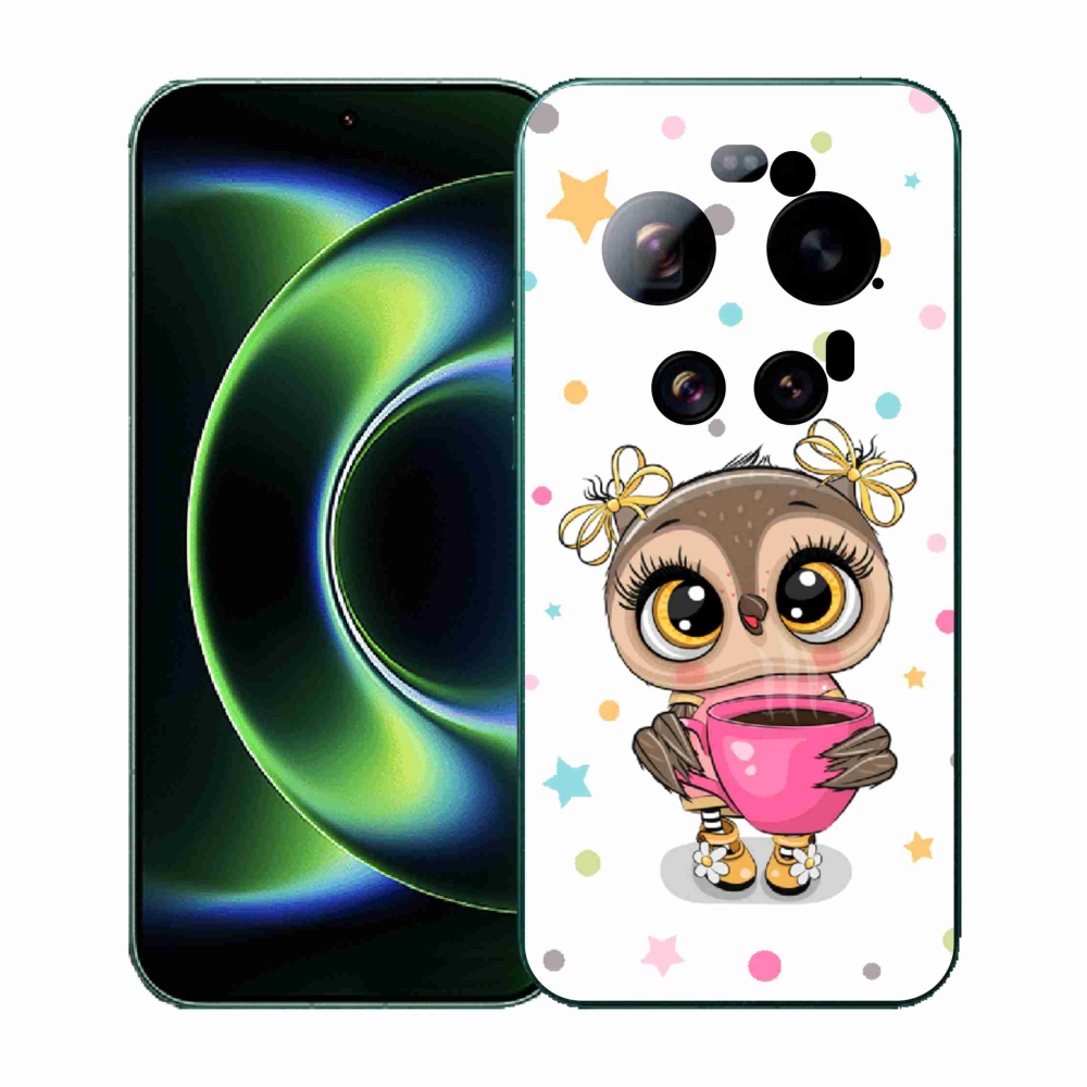 Gélový kryt mmCase na Xiaomi 17 Ultra - kreslená sovička