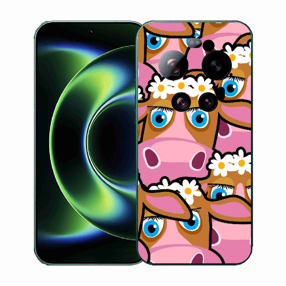 Gélový kryt mmCase na Xiaomi 17 Ultra - kreslené kravičky