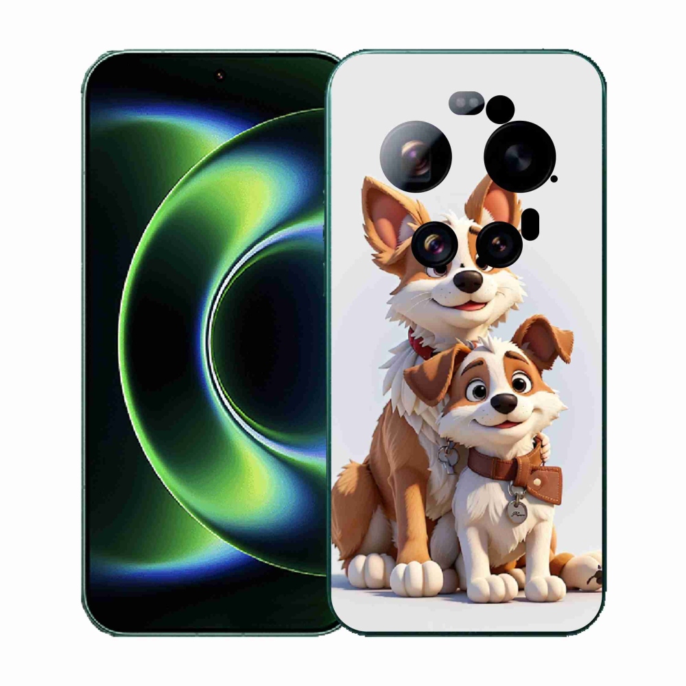 Gélový kryt mmCase na Xiaomi 17 Ultra - kreslenie psy