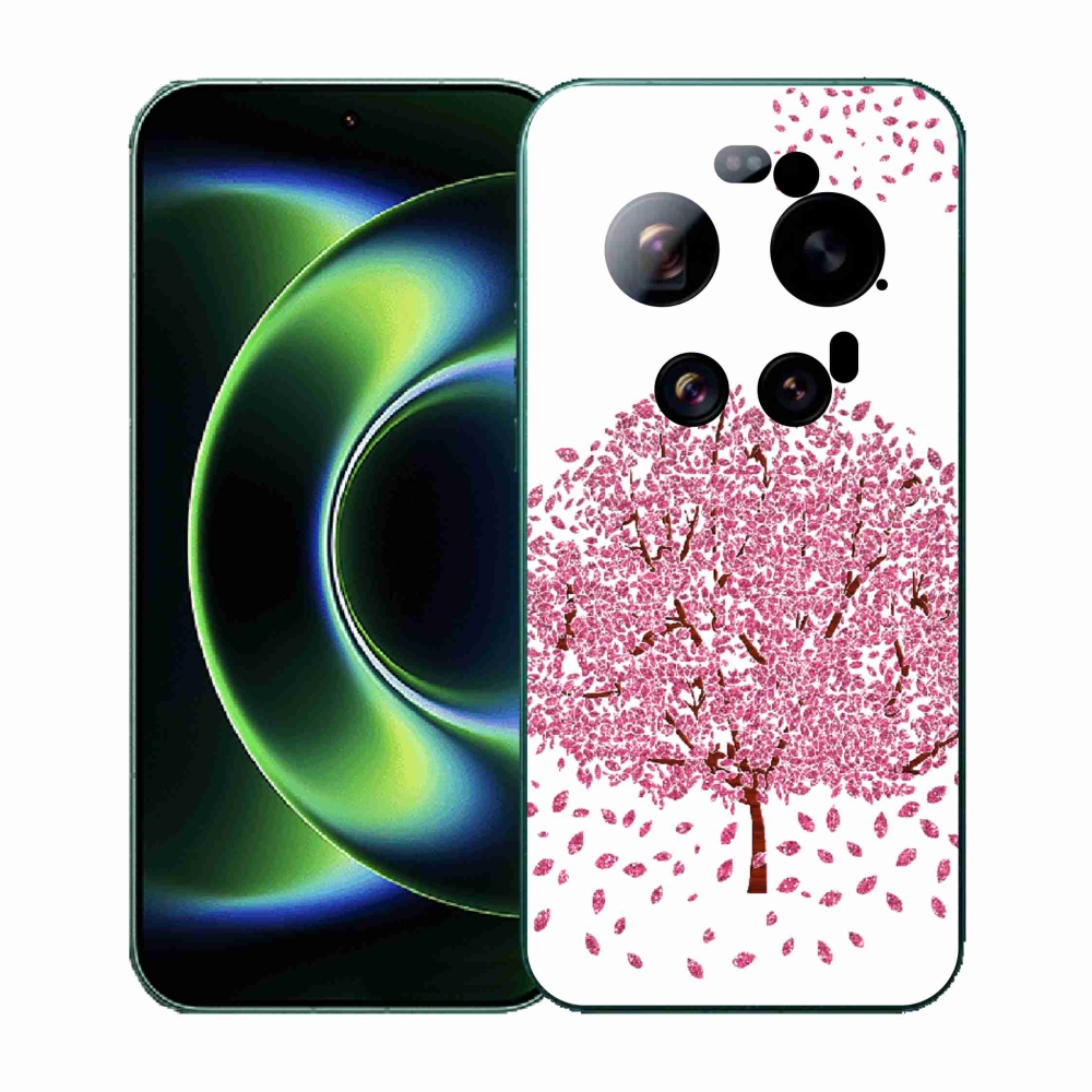 Gélový kryt mmCase na Xiaomi 17 Ultra - kreslený strom s listami