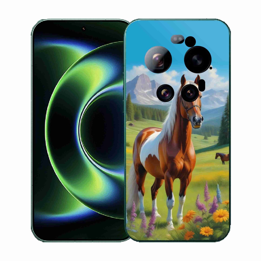 Gélový kryt mmCase na Xiaomi 17 Ultra - kôň na lúke