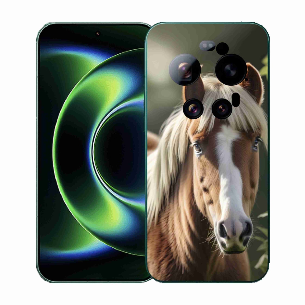 Gélový kryt mmCase na Xiaomi 17 Ultra - kôň so svetlou hrivou