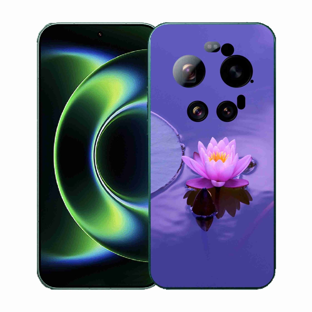 Gélový kryt mmCase na Xiaomi 17 Ultra - kvet na hladine